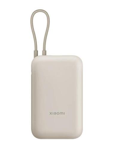 Powerbank Xiaomi 10000mAh z Wbudowanym Kablem USB-C Tan