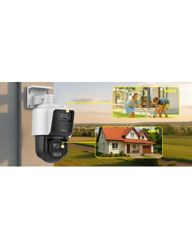 Kamera IP Hilook PTZ-D4-Pro dualna 8MP (4MP + 4MP) 4x zoom optyczny