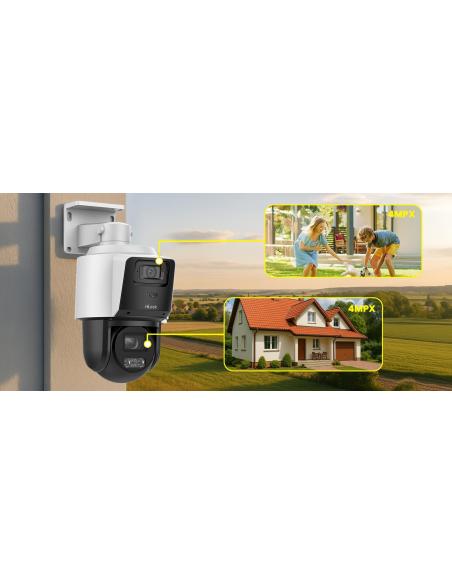 Kamera IP Hilook PTZ-D4-Pro dualna 8MP (4MP + 4MP) 4x zoom optyczny
