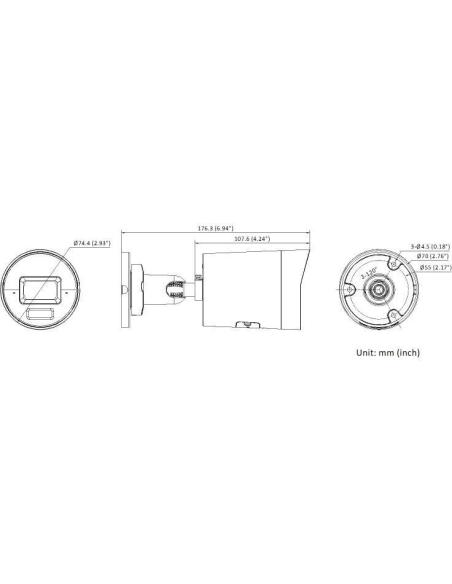 KAMERA IP HIKVISION DS-2CD2043G2-LI2U(2.8mm)(BLACK) PL