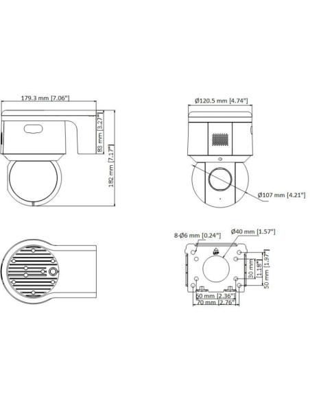 Kamera IP HikVision DS-2DE3A404IWG-E PL