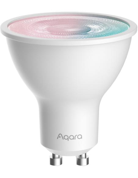 Aqara LED Bulb T2 RGB CCT GU10 | Żarówka LED | Thread, Zigbee, Bluetooth, 450lm, 4.9W