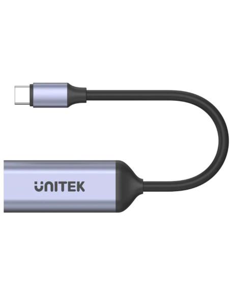 Unitek Adapter USB-C na HDMI 2.1 (8K 60Hz) szary 15cm V1416B