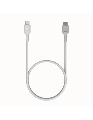 KABEL USB-C / USB-C Greencell PowerFlex 30cm PD 100W biały silikonowy