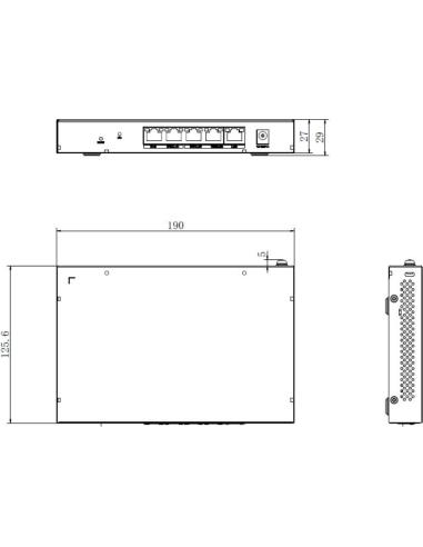 Switch Hikvision DS-3WG105G-SI