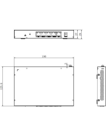 Switch Hikvision DS-3WG105G-SI
