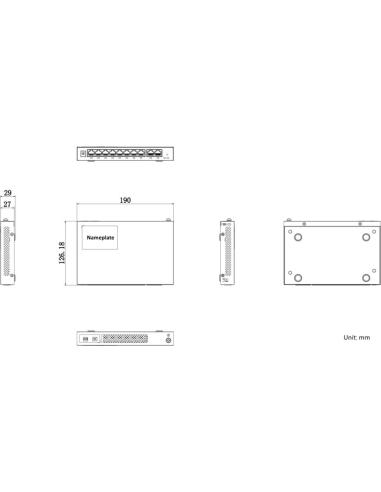 Switch router Hikvision DS-3WG210GP-SI