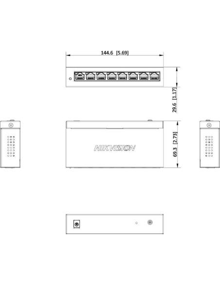 Switch Hikvision DS-3E1508-EIV2
