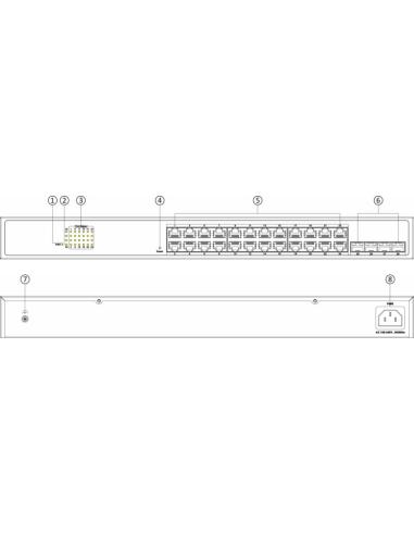Switch Hikvision DS-3E1528-SI-24T4F