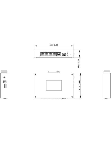 Switch Hikvision DS-3T1306P-SI/HS