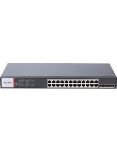 Switch Hikvision DS-3T1528HP-SI-24P4F/No Power