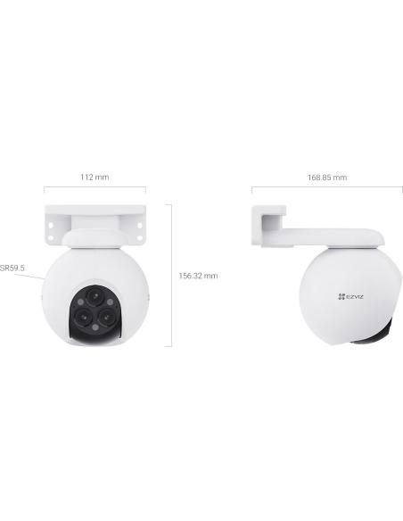 Kamera IP Ezviz H80f Multi z potrójnym obiektywem 12MPx (3 x 2K+)
