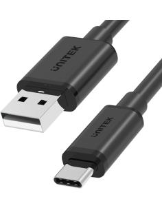Unitek przewód USB-A - USB-C krótki 25cm Y-C480BK