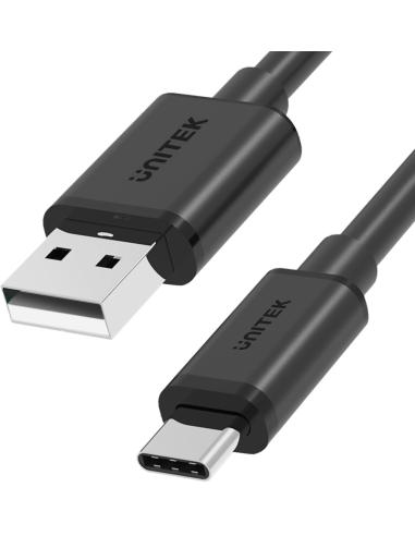 Unitek przewód USB-A - USB-C krótki 25cm Y-C480BK