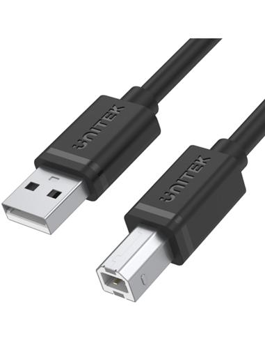 Unitek przewód USB 2.0 AM-BM 3M Y-C420GBK