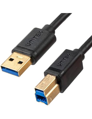 Unitek kabel do drukarki USB-A, USB 3.0, 5 Gbps 2m