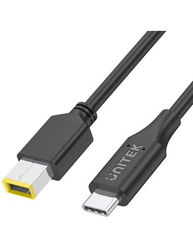 Kabel zasilający Unitek do Lenovo 65W USB-C - DC11*4,5mm