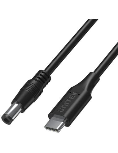 Unitek Kabel zasilający do laptopa 65W USB-C - DC5,5mm