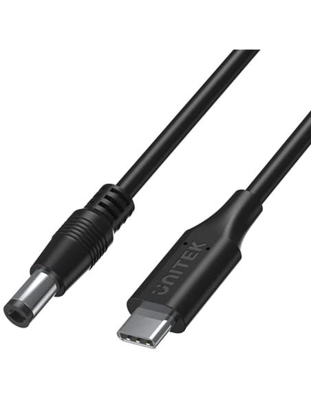 Unitek Kabel zasilający do laptopa 65W USB-C - DC5,5mm