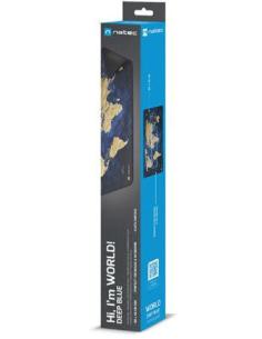 Podkładka pod mysz Natec World Deep Blue 800x400mm 2