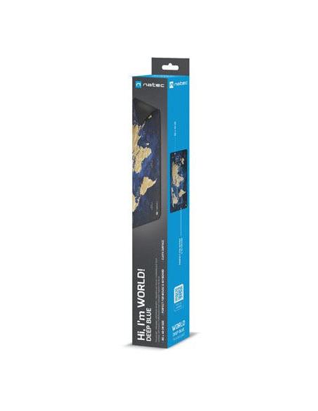 Podkładka pod mysz Natec World Deep Blue 800x400mm