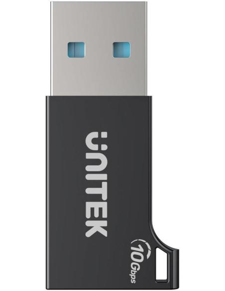 Unitek Adapter USB-A do USB-C 10Gbps czarny A1049ABK01