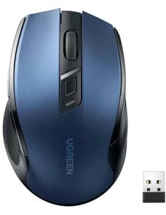 Mysz optyczna Ugreen MU006 bezprzewodowa USB 2.4GHz / Bluetooth 5.0 4000 DPI - niebieska 2