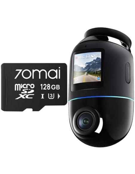 Wideorejestrator 70mai X800 Omni 4K/GPS/WiFi czarny + karta SD 70mai 128GB