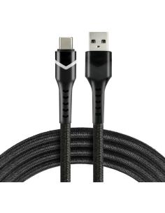 KABEL USB-A / USB-C RGB LED everActive CBB-1CBR 100cm 3A 2