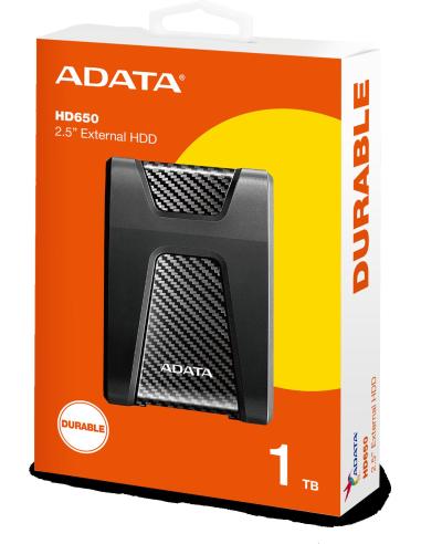 Adata DashDrive Durable HD650 1TB 2.5'' USB3.0 Czarny