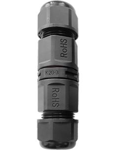 Konektor Mufa kablowa prosta z szybkozłączką IP68, 3x4mm2, 400V/20A OR-AE-13620