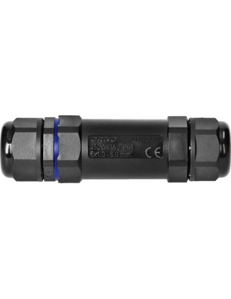 Konektor Mufa kablowa prosta M25 IP68, 5x6mm², 450V/30A OR-AE-13604