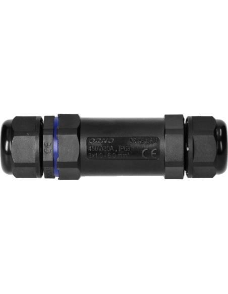 Konektor Mufa kablowa prosta IP68, M25, 3x6mm², 450V/30A OR-AE-13603