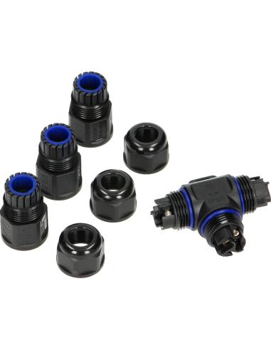 Konektor Mufa kablowa trójnik T IP68, 3x4mm², 450V/25A OR-AE-13602