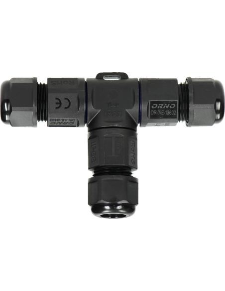 Konektor Mufa kablowa trójnik T IP68, 3x4mm², 450V/25A OR-AE-13602