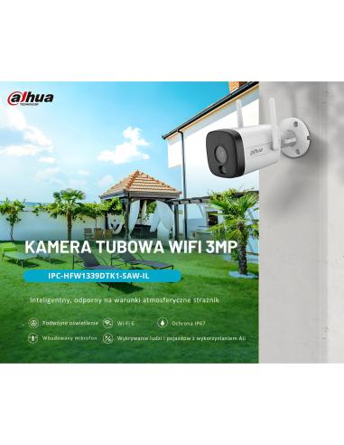Kamera IP Dahua IPC-HFW1339DTK1-SAW-IL-0280B