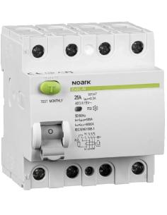 WYŁĄCZNIK RÓŻNICOWOPRĄDOWY, 6 KA, 40A, 30MA, 4P TYP AC EX9L-N Noark 108332