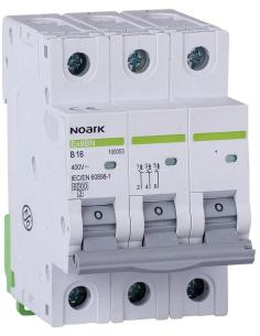 WYŁĄCZNIK NADPRĄDOWY 6 KA, B, 16A, 3P, Ex9BN 3P B16 Noark 100053