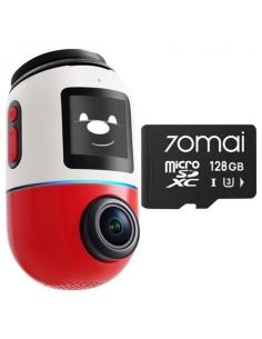 Wideorejestrator 70mai X800 Omni 4K/GPS/WiFi czerwony + karta SD 70mai 128GB
