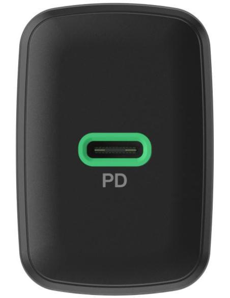 ŁADOWARKA SIECIOWA Greencell PowerSource Solo30 30W 1xUSB-C PD 3.0 QC 4.0+ czarna