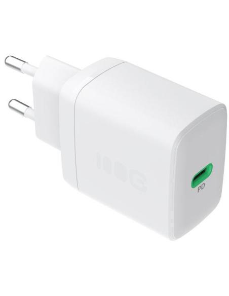 ŁADOWARKA SIECIOWA Greencell PowerSource Solo30 30W 1xUSB-C PD 3.0 QC 4.0+ biała