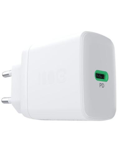 ŁADOWARKA SIECIOWA Greencell PowerSource Solo30 30W 1xUSB-C PD 3.0 QC 4.0+ biała
