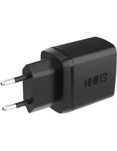 ŁADOWARKA SIECIOWA Greencell PowerSource Duo30 30W 1xUSB-C 1xUSB-A PD 3.0 QC 4.0+ czarna 2