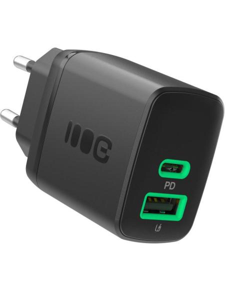 ŁADOWARKA SIECIOWA Greencell PowerSource Duo30 30W 1xUSB-C 1xUSB-A PD 3.0 QC 4.0+ czarna