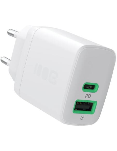 ŁADOWARKA SIECIOWA Greencell PowerSource Duo30 30W 1xUSB-C 1xUSB-A PD 3.0 QC 4.0+ biała