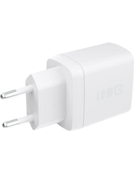 ŁADOWARKA SIECIOWA Greencell PowerSource Duo30 30W 1xUSB-C 1xUSB-A PD 3.0 QC 4.0+ biała