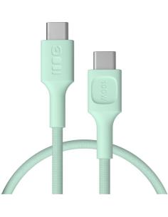 KABEL USB-C / USB-C Greencell PowerStream 30cm PD 100W zielony w oplocie