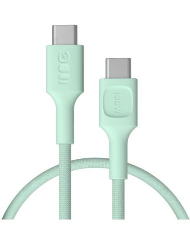 KABEL USB-C / USB-C Greencell PowerStream 30cm PD 100W zielony w oplocie