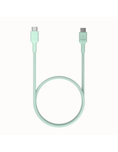KABEL USB-C / USB-C Greencell PowerStream 30cm PD 100W zielony w oplocie 2