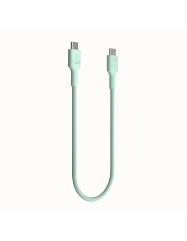 KABEL USB-C / USB-C Greencell PowerStream 30cm PD 100W zielony w oplocie